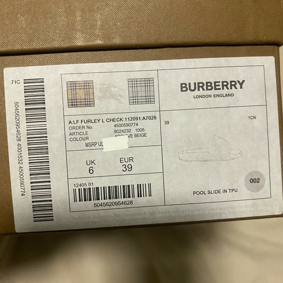 Burberry Slides - Picture 4 of 5